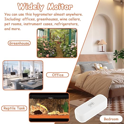 WiFi Hygrometer Thermometer Sensor, Indoor Outdoor Wireless Temperature - Image 5