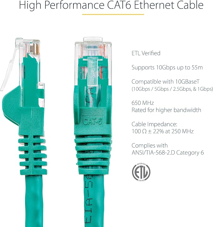 StarTech 14ft CAT6 Ethernet Cable - Image 2