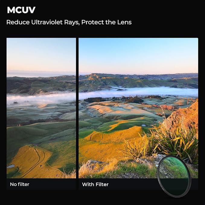 K&F Concept 58mm UV/CPL/ND2-400 Lens Filters Kit-18 Multi-Layer Coatings - Image 3