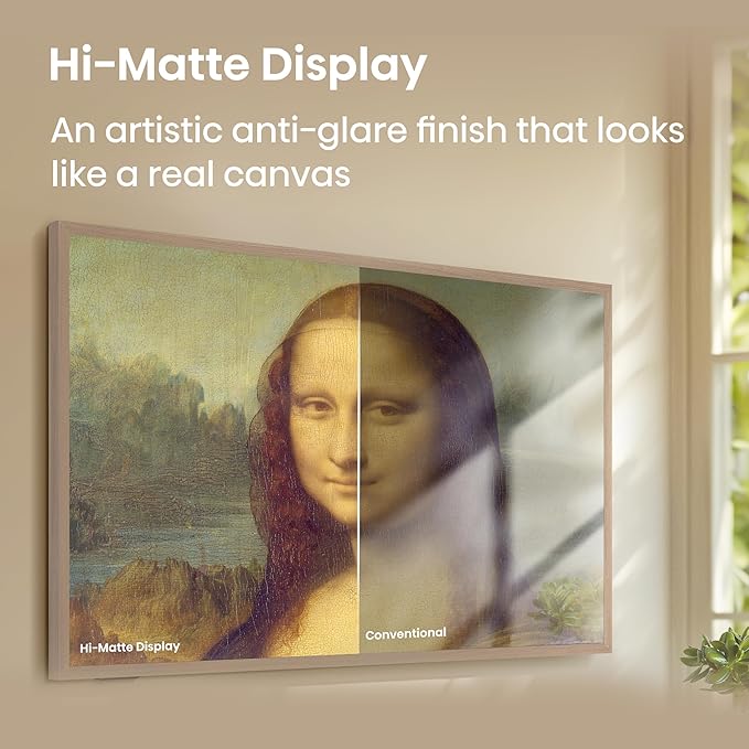Hisense 55-Inch Class QLED 4K S7N CanvasTV Series Dolby Vision HDR Google Smart TV (55S7N) - 144Hz, Art Mode, Anti-Glare Panel, Hi-Matte Display, Frame & UltraSlim Wall Mount Included - Image 6
