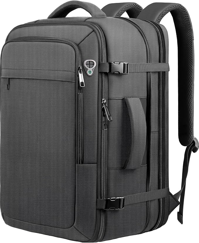Carry on Backpack for 1-10 Days Trips, Extra Large 40L-50L Travel Backpack TSA by Unknown