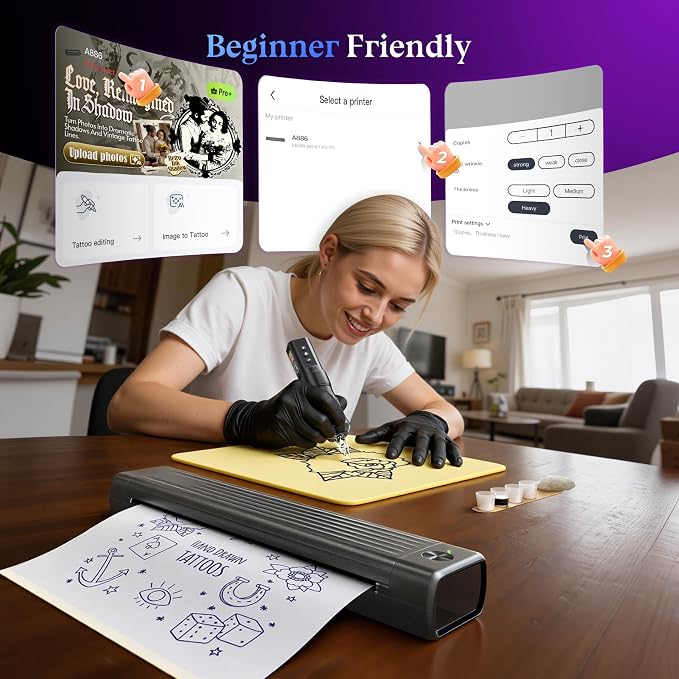 Itari Tattoo Stencil Printer Kit - Image 2