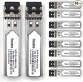 10 Pack 1.25G Multimode SFP LC Module, 1000Base-SX Gigabit Fiber Transceiver by Unknown