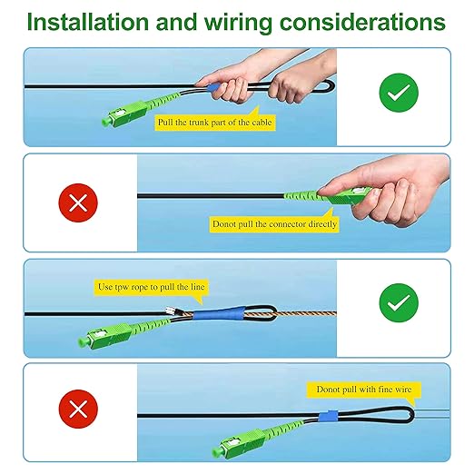 150m Outdoor Armored SC/APC to SC/APC Fiber Optic Internet Cable, Low Friction - Image 6