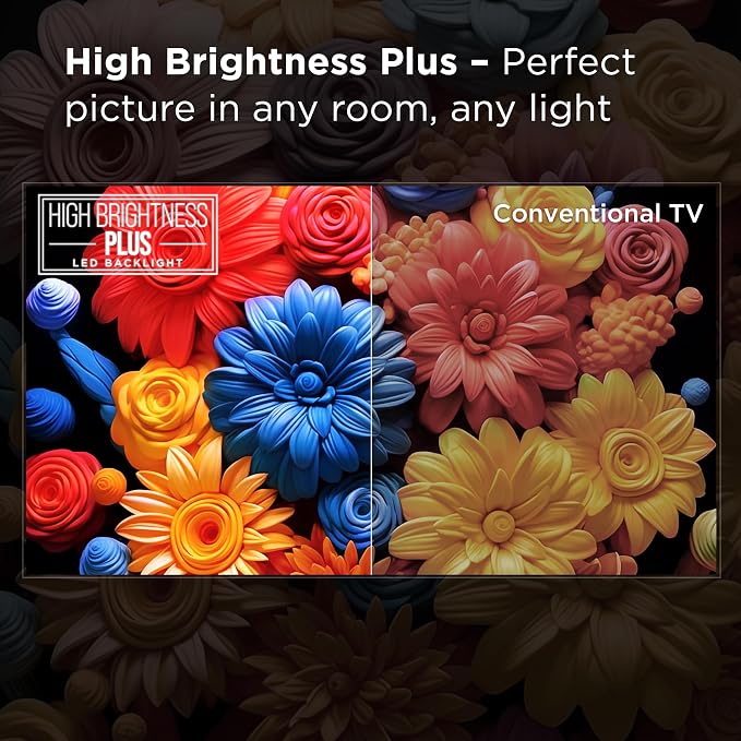 TCL 55-Inch Class Q65 QLED 4K Smart TV with Fire TV (55Q651F, 2024 Model), Dolby Vision and Atmos, HDR PRO+, Alexa Built-in with Voice Remote, Apple AirPlay 2 Compatibility, Streaming Television - Image 5