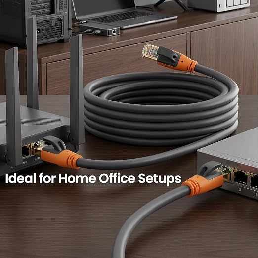 Cat 8 Ethernet Cable 100ft, High Speed LAN Cables 40Gbps 2000MHz Shielded - Image 11