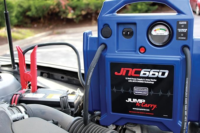 Clore Automotive Jump-N-Carry JNC660 1700 Peak Amp 12 Volt Jump Starter , Blue - Image 2