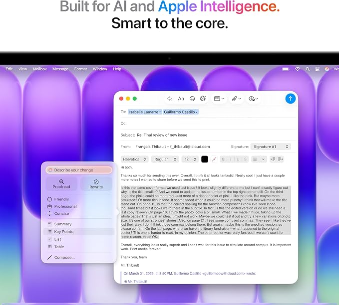 Apple 2026 MacBook Neo 13-inch Laptop with A18 Pro chip: Built for AI and Apple Intelligence, Liquid Retina Display, 8GB Unified Memory, 512GB SSD Storage, 1080p FaceTime HD Camera, Touch ID; Silver - Image 5