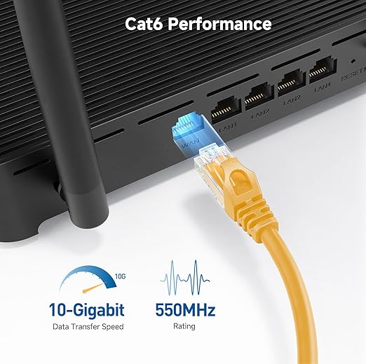 Cable Matters 10Gbps Snagless Short Cat 6 Ethernet Cable - 3ft - Image 3