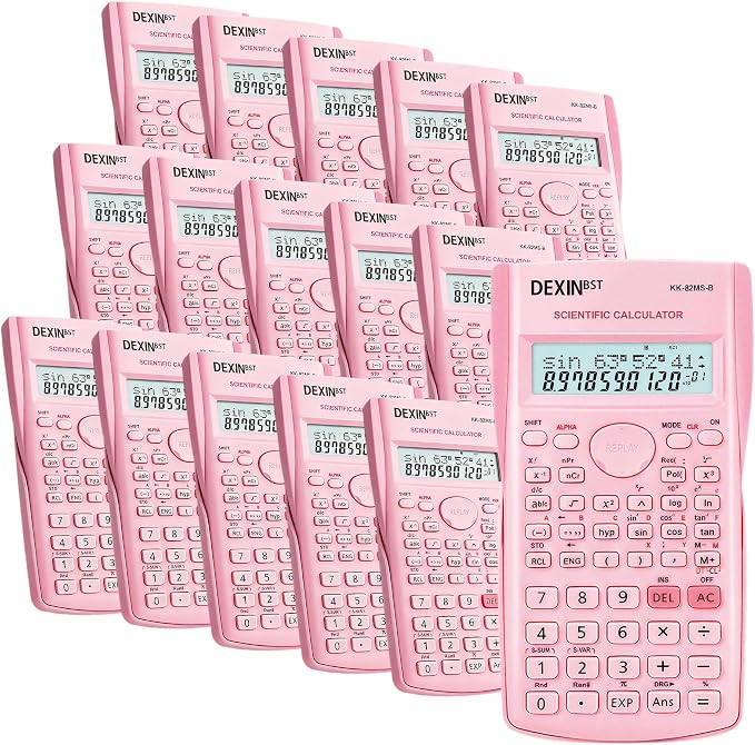 24 Pack Scientific Calculators, 2 Line Engineering Large Display Scientific by CutChaosKeepCreating