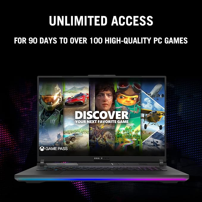 ASUS ROG Strix Scar 18 (2023) Gaming Laptop, 18” Nebula Display 16:10 QHD 240Hz/3ms, GeForce RTX 4090, Intel Core i9-13980HX, 32GB DDR5, 2TB PCIe SSD, Wi-Fi 6E, Windows 11 Pro, G834JY-XS97,Black - Image 13