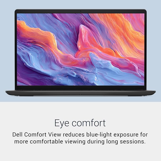 Dell 15.6 Laptop, FHD, Intel Core Ultra 5 225U, 16GB RAM, Windows 11 Home | Anti-Glare 300 Nits WVA, Intel Graphics, DDR5, 512GB SSD, Backlit Keyboard, Wi-Fi 6, Carbon Black, Business Ready, D15260 - Image 8