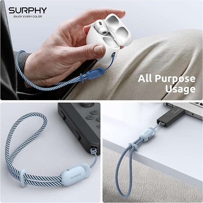 SURPHY 2 Pack Phone Lanyard for Cellphone Case, Phone Wrist Strap for Case - Image 6