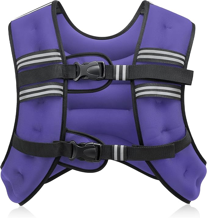 ZELUS Weighted Vest, 6lb/8lb/12lb/16lb/20lb/25lb/30lb Weight Vest by ZELUS