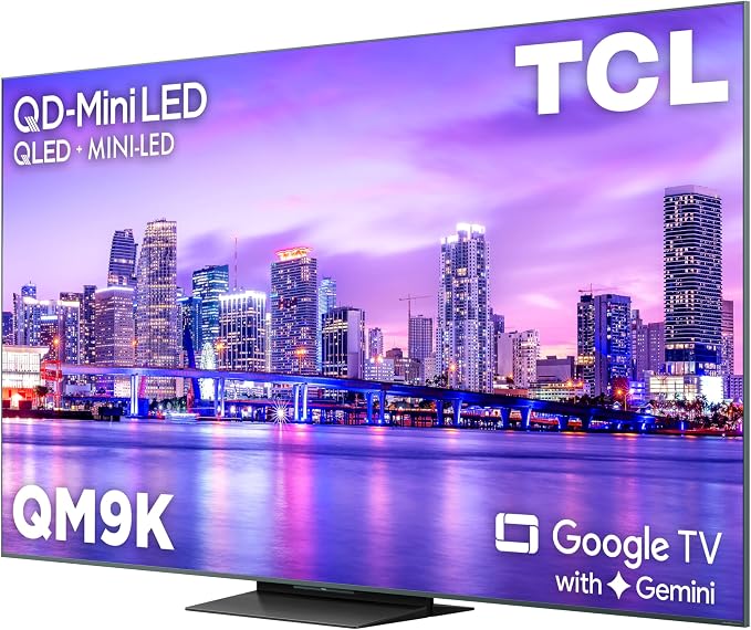 TCL 75 Inch Class QM9K Series | Mini LED QLED 4K | 75QM9K, Latest Model | 144HZ Peak Brightness & Contrast Dolby Vision | Up to LD6K Precise Dimming | AI Smart Google TV | Dolby Atmos Bang & Olufsen - Image 13