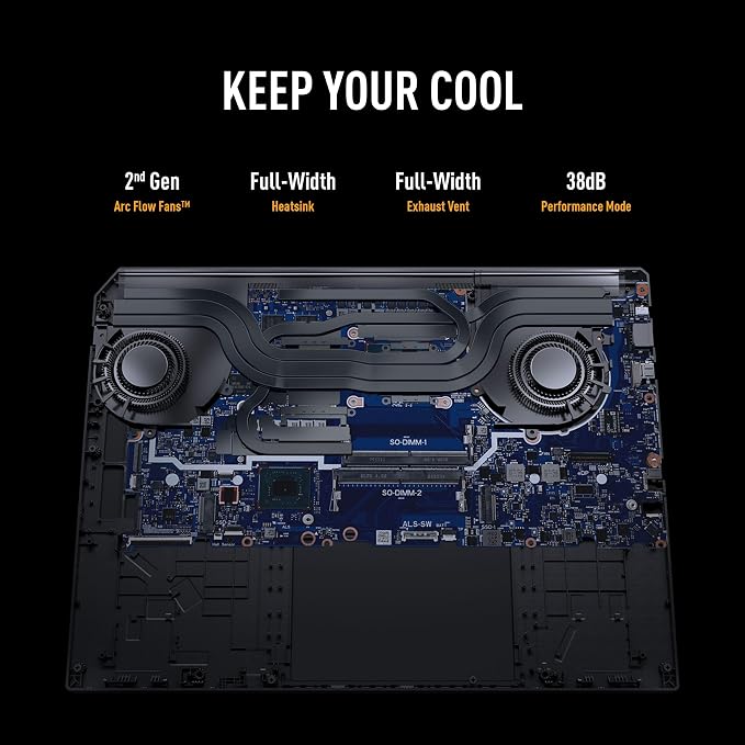 ASUS TUF Gaming F16 (2025) Gaming Laptop, 16” FHD+ 165Hz 16:10 Display, Intel® Core™ i5 Processor 13450HX, NVIDIA® GeForce RTX™ 5050, 16GB DDR5, 512GB PCIe Gen4 SSD, Wi-Fi 6E, Win 11 Home - Image 5