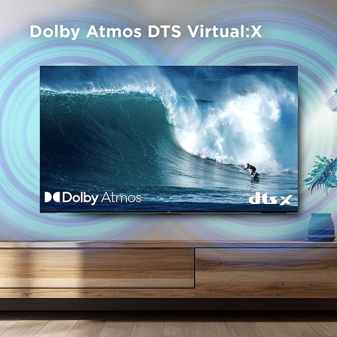 TCL 55-Inch Q6 QLED 4K Smart TV with Google TV (55Q650G, 2023 Model) Dolby Vision, Dolby Atmos, HDR Pro+, Game Accelerator Enhanced Gaming, Voice Remote, Works with Alexa, Streaming UHD Television - Image 11