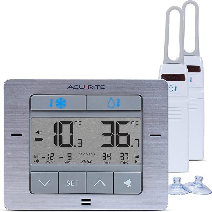 AcuRite Digital Wireless Fridge and Freezer Thermometer by AcuRite