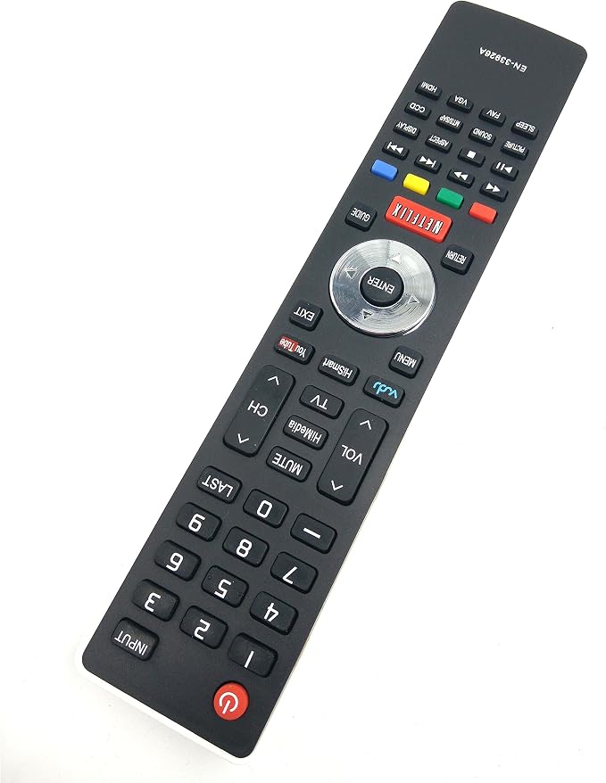 HISENSE TV Remote Control for 40K366WN 32K20 32K20DW 32K20W 40H5 50H5G 50K610GWN 55K610GWN 32K366W 40K366W 50K610GW 55K610GW - Image 3