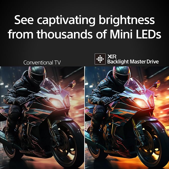 Sony 85 Inch BRAVIA 5 Mini LED 4K HDR Smart Google TV (K-85XR50) | XR Processor with AI Technology, Dolby Vision/Atmos, XR Backlight Master Drive, 120Hz Refresh Rate, 4K movie credits included - Image 3