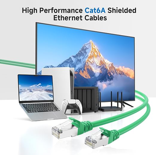 Cable Matters 10Gbps Snagless Long Shielded Cat 6A Ethernet Cable - 150ft - Image 2