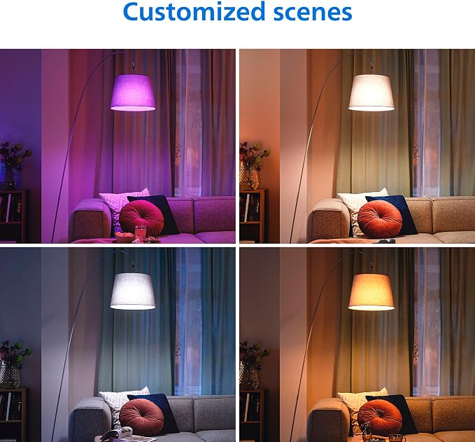 Philips Smart 100W A19 LED Light Bulbs 4-Pack - Image 8