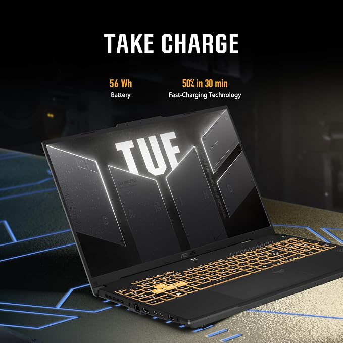 ASUS TUF Gaming F16 (2024) Gaming Laptop, 16” FHD+ 144Hz IPS-Level 16:10 Display, Intel® Core™ 5 210H Processor, NVIDIA® GeForce RTX™ 4050, 8GB DDR5, 512GB PCIe Gen4 SSD, Wi-Fi 6, Windows 11 Home - Image 8