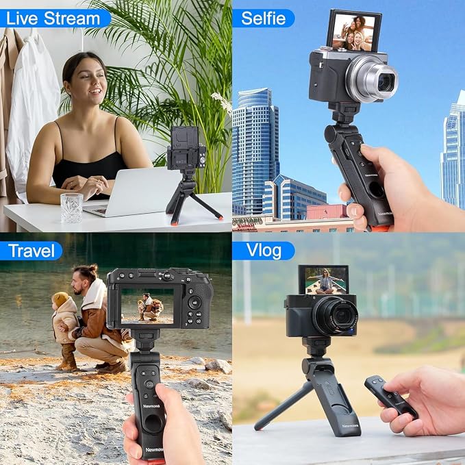 Newmowa Wireless Remote Control Shooting Grip & Mini Tripod - Image 6