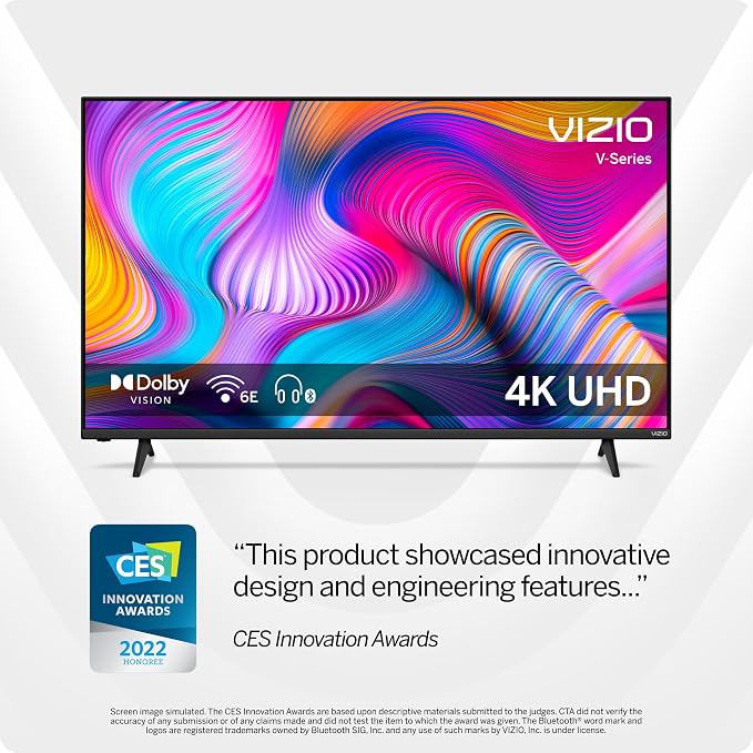 VIZIO 43-inch V-Series 4K LED HDR Smart TV w/Dolby Vision, WiFi 6E, Bluetooth Headphone Capable, AMD FreeSync & Alexa Compatibility, V435M-K04, 2023 Model - Image 13