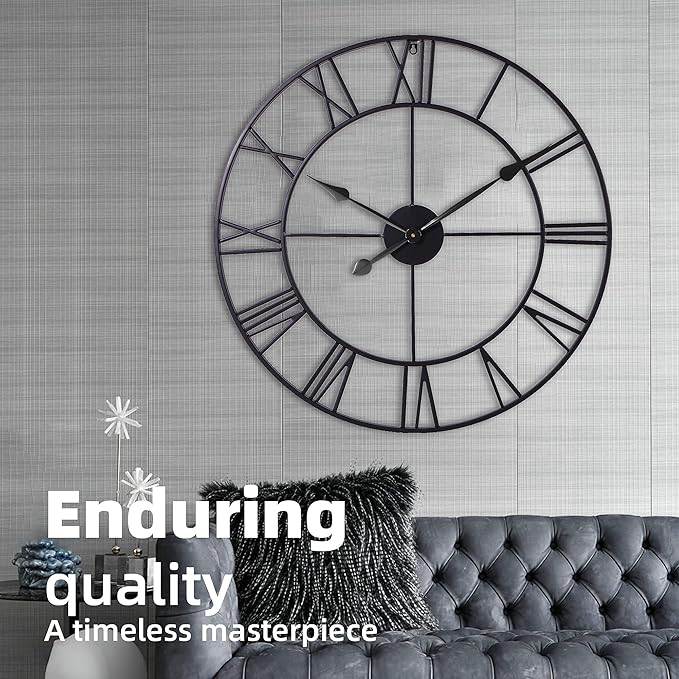 INFINITY TIME Large 30 Inch Wall Clocks - Image 6
