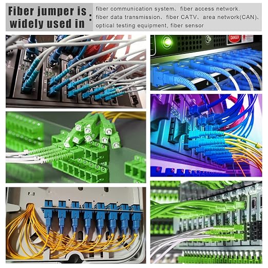 50 Meters SC to SC Fiber Optic Patch Cable, Outdoor Armored Single Mode SC/UPC - Image 7