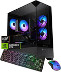 iBUYPOWER Element SE Gaming PC Desktop Computer AMD Ryzen 5 8400F CPU, NVIDIA GeForce RTX 3050 6GB GPU, 16GB DDR5 RAM, 1TB NVMe SSD, Windows 11 Home, Gamer Keyboard and Mouse - ESA5N3501 by iBUYPOWER