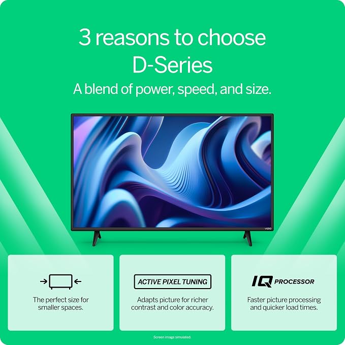 VIZIO 32-inch D-Series Full HD 1080p Smart TV with Apple AirPlay and Chromecast Built-in, Alexa Compatibility, D32f-J04, 2022 Model - Image 4