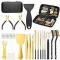 3D Printer Tool Kit, Premium Black & Gold 40-Piece 3D Printing Tool Set by MAYJOY