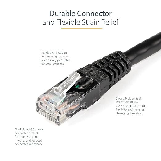 StarTech 10ft CAT6 Ethernet Cable - Image 3