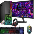 Dell OptiPlex PC,Core I7,24'' Monitor,16G RAM,512G SSD(Renewed) | RGB Desktop Computer PC,i7 up to 3.6G,24 inch FHD,WiFi,Webcam,Windows 11 Pro,Home or Office PC by Amazon+Renewed