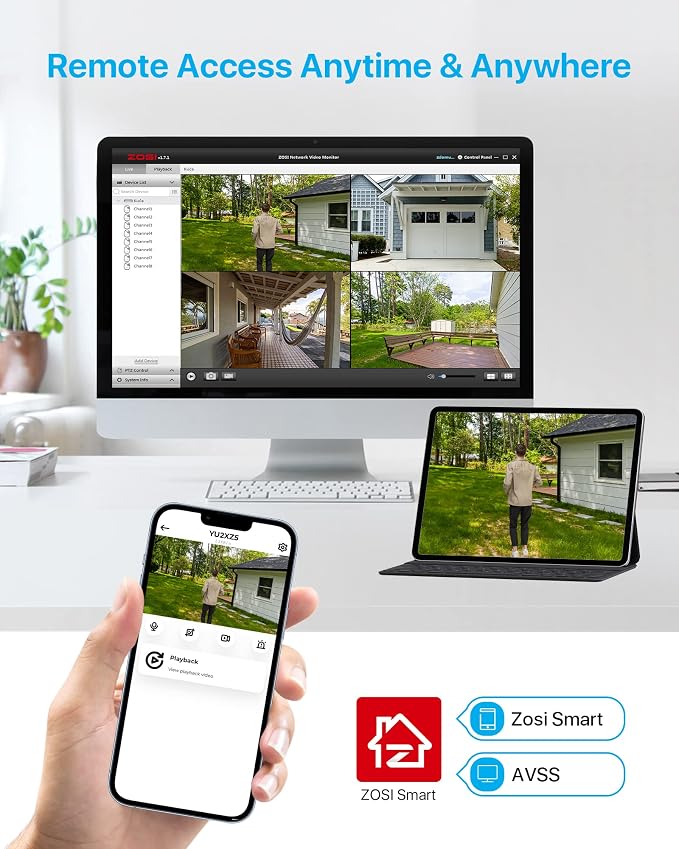ZOSI 4K 16CH PoE Security Camera System - Image 4