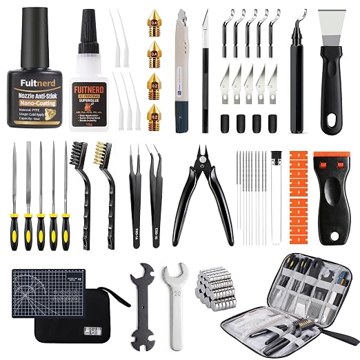 84Pcs 3D Printer Accessories, 3D Printer Tools Kit by FN