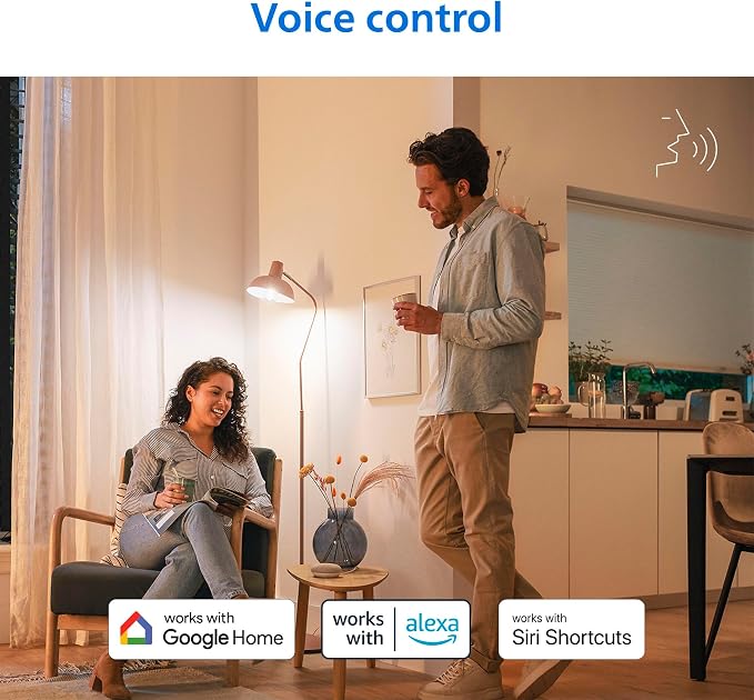 PHILIPS Smart LED Full Color Light Bulb 4-Pack, A19 60W 800LM E26 Indoor - Image 6