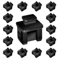 SFP SFP+ XFP Dust Covers Caps Suitable by OPSTRAN