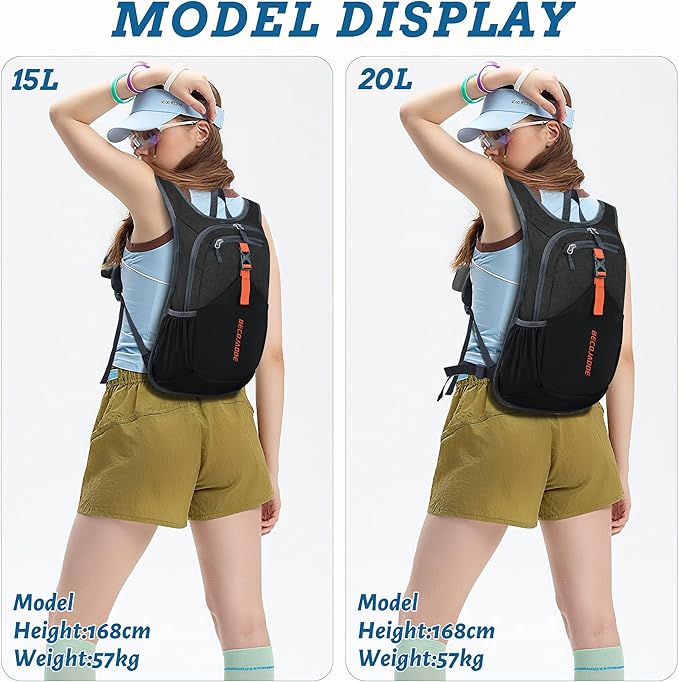 BECOJADDE 20L Small Hiking Backpack - Image 5