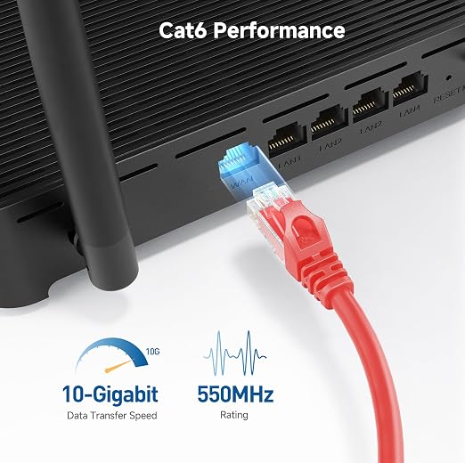 Cable Matters 10Gbps Snagless Cat 6 Ethernet Cable - 6ft - Image 3
