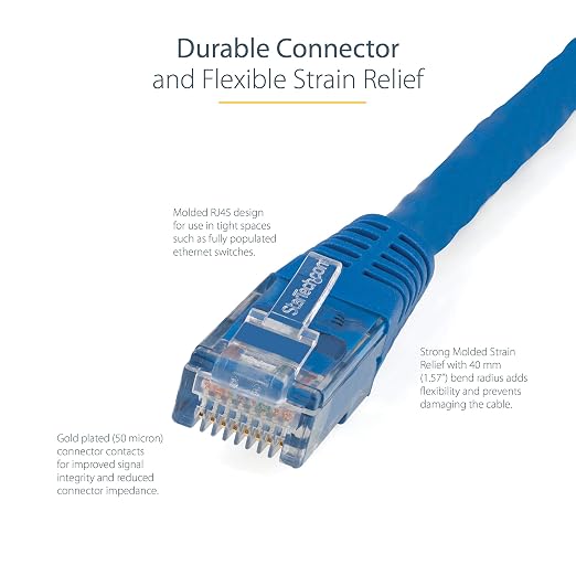 StarTech 1ft CAT6 Ethernet Cable - Image 3