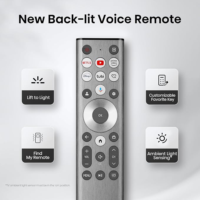 Hisense 65" U8 Series ULED Mini-LED 4K UHD Smart Google TV (65U8QG) - QLED, Native 165Hz, VRR 288, Up to LD5600, 5000 Nits, HDR10+, Dolby Vision IQ · Atmos, IMAX Enhanced, 4.1.2 Ch Audio - Image 17