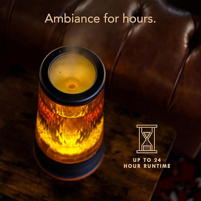 Vornado LUCERNA 2 Alchemy Ultrasonic Humidifier with Ambient Light, 1 Gallon Capacity, 24 Hour Runtime, Modern Luxury Design, Auto Shut-Off, Amber, Whole Room - Image 6