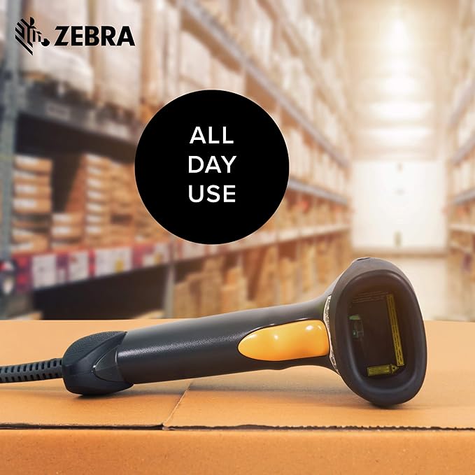 Symbol Zebra LS2208 Series Corded Handheld Standard Range Laser Scanner Kit - Image 3