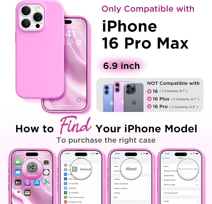 GolbinBox Magnetic for iPhone 16 Pro Max Case, Compatible - Image 2