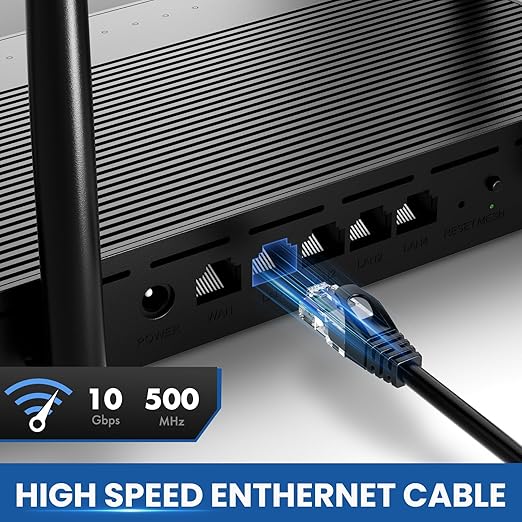 Ultra Clarity Cables Cat6 Ethernet Cable, 10 ft LAN, UTP Cat 6, Internet Cable - Image 2