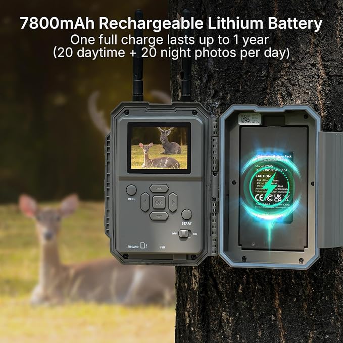 GardePro E6 2.0 Pro WiFi Trail Camera, Dual Antennas, Stable Connection - Image 5