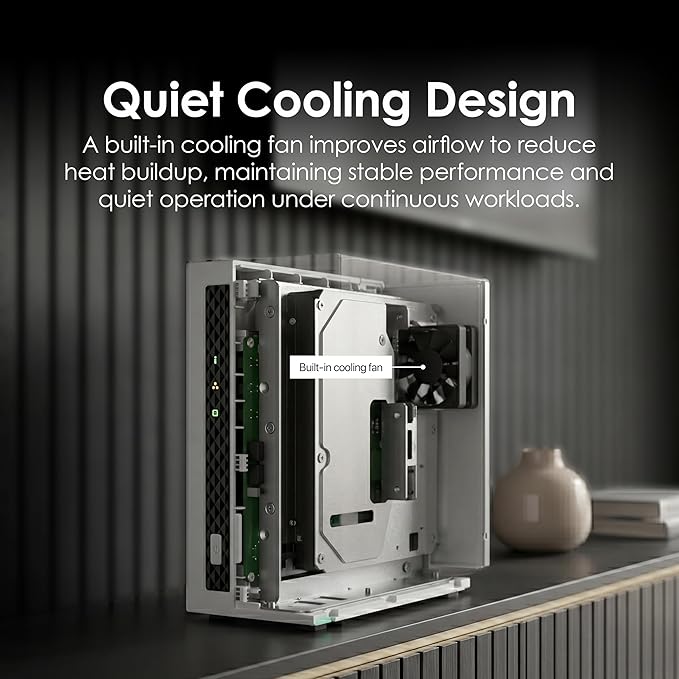 QNAP TS-133-US 1 Bay Affordable Desktop NAS - Image 6